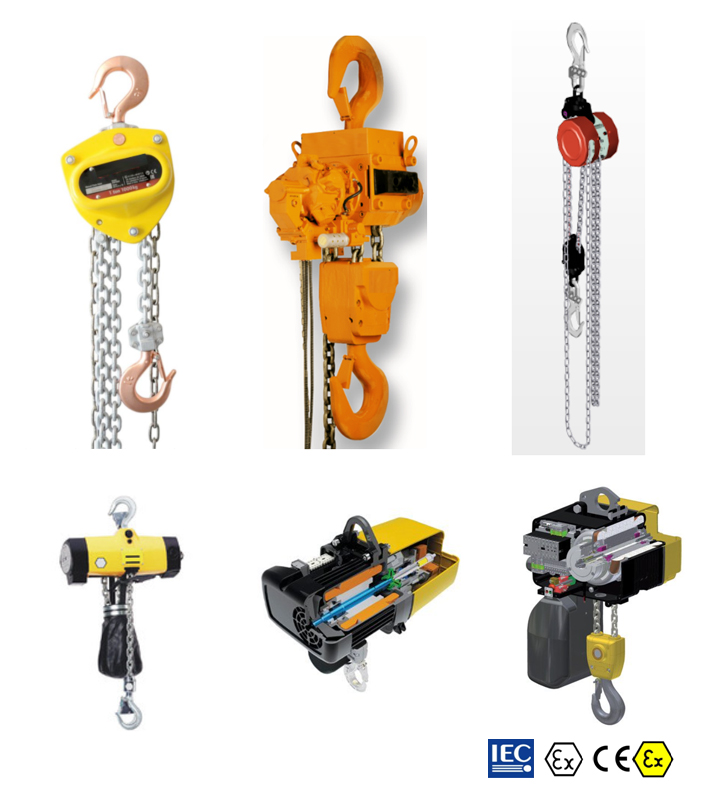 Manual, Powered Chain Hoist