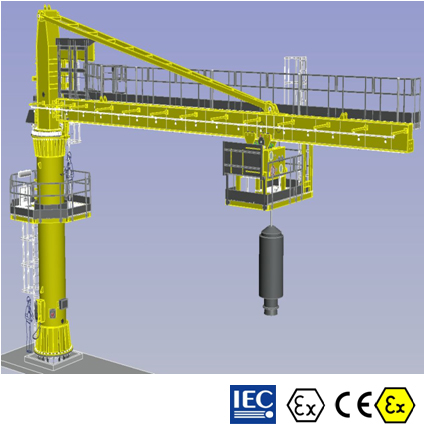 Pedestal Crane